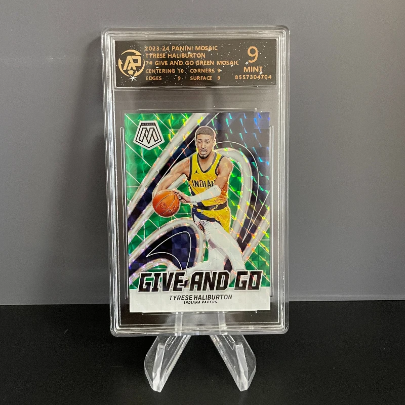Toops Tyrese Haliburton Panini NBA Official Card Refractor Insert Graded Card Men Gift Basketball Star Card Collection view 4