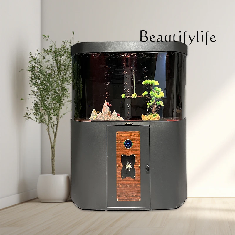 

Medium-sized silent and versatile viewing fish tank living room intelligent control bottom filter one-button sewage system