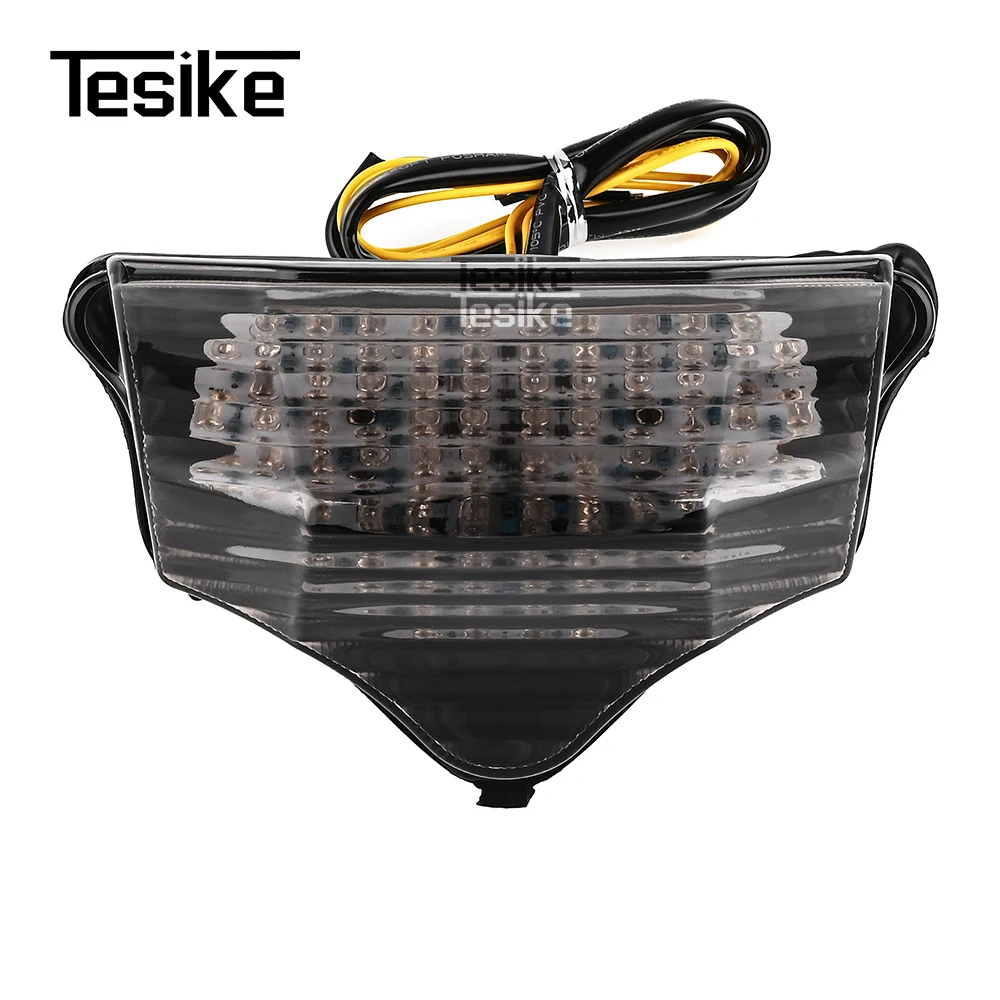 for Yamaha FZ600 FZ6 FAZER 2004 2005 2006 2007 2008 2009 Motorcycle LED taillights brake assembly with steering rear tail light