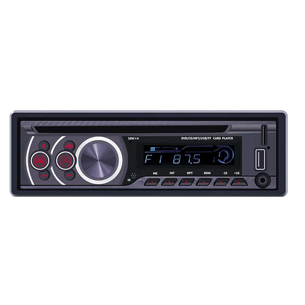 Pioneer 1 Din Car FM Radio RCA Audio Sound Source Disk Card Reader USB MP3 Player Stereo Function-Automotive Multi-band 8169A