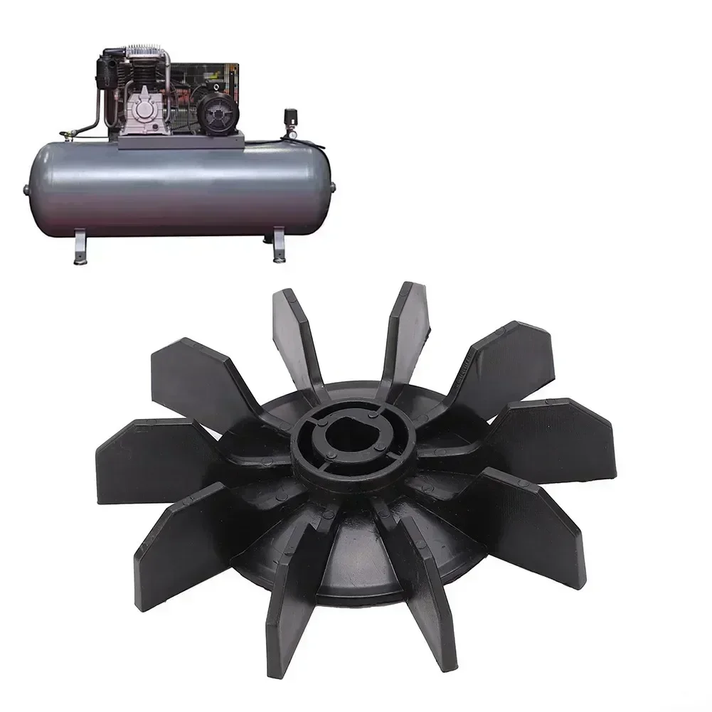 Engineering Plastic Fan Air Compressor Fan Blade Direct On Line Motor 14mm Shaft 135mm Outer Diameter Replacement