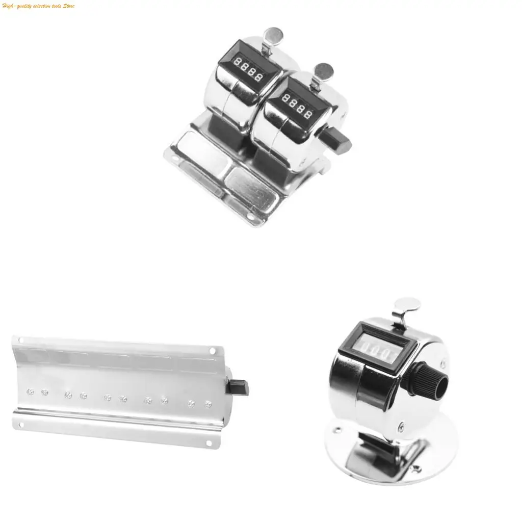 203F Manual Metal Counter Accumulative Tally Rotating Zeros Resets Knob Construction