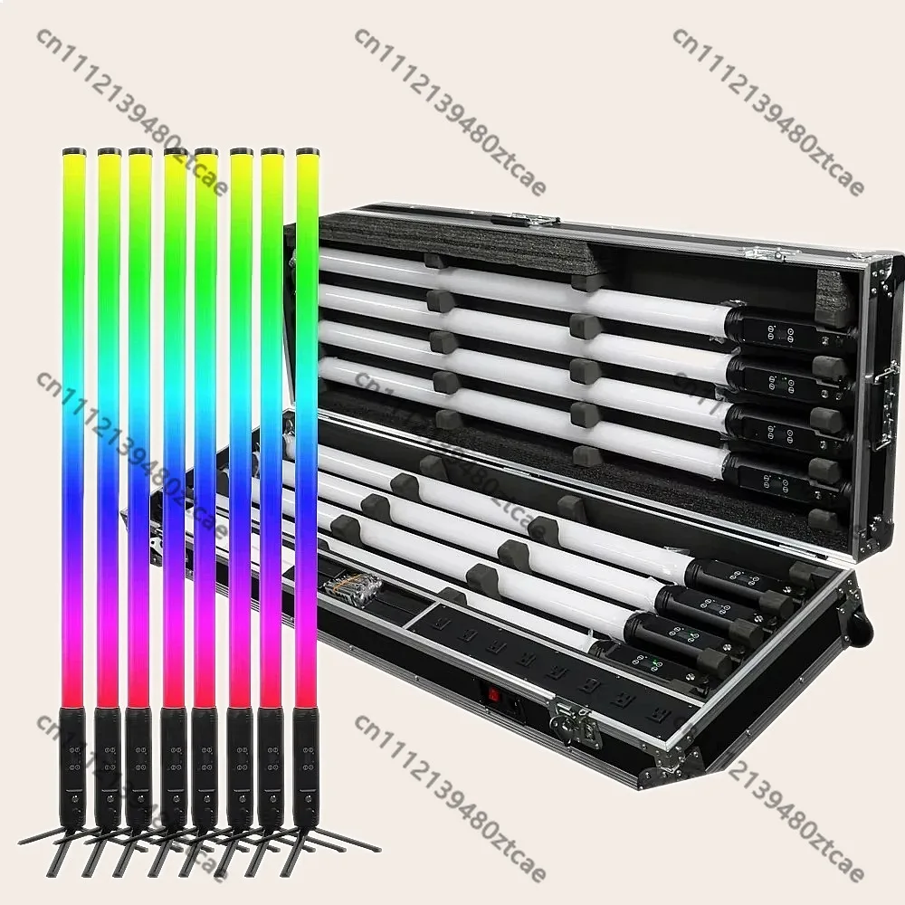 Wireless Pixel Tube Battery Powered DMX 360 LED for Wedding DJ Stage Light Event Party Entertainment