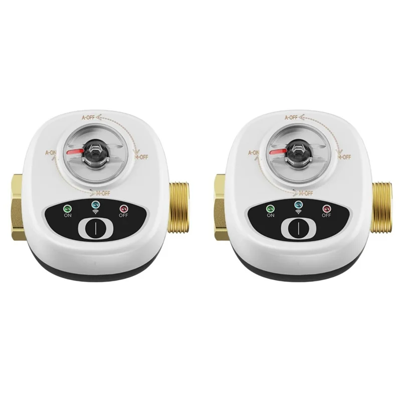 ABJF-2X Inteligentny sterownik zaworu Zigbee Ewelink Zawór kulowy Zdalne sterowanie przez aplikację IP65 Wodoodporny zawór wodny Współpracuje z Alexa, DN15