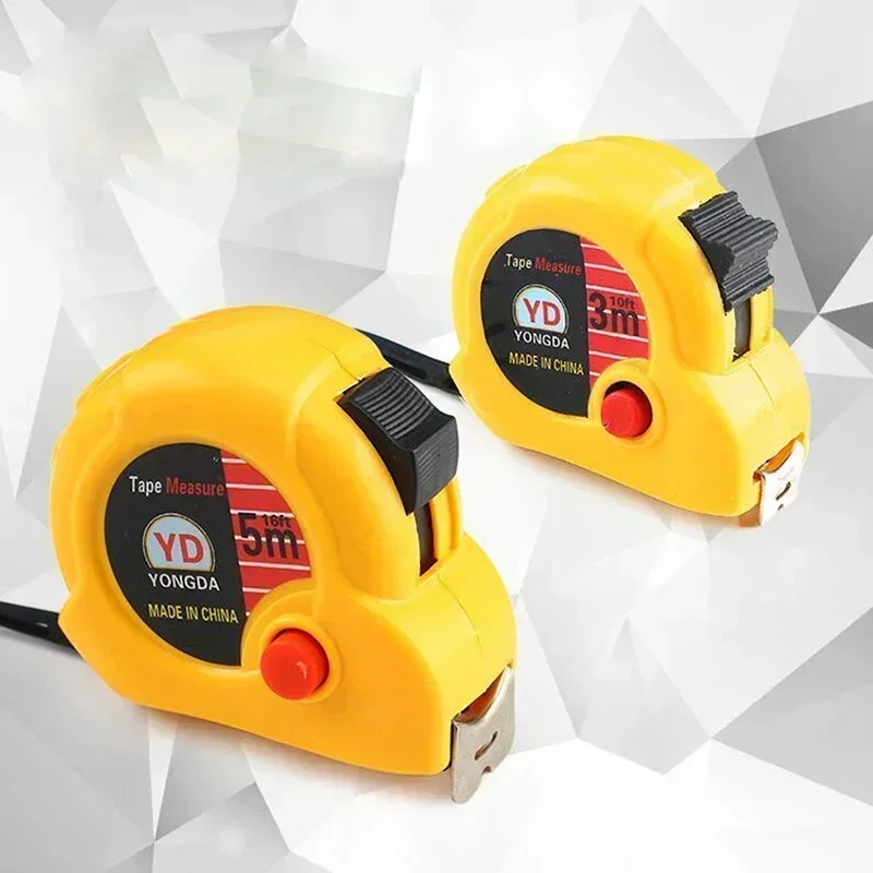 3m 5m Retractable Stainless Steel Tape Measure Ruler Measuring Metric Tape Rule Woodworking Tools Steel Tape Ruler