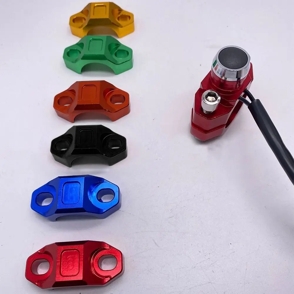 CNC Motorcycle Handlebar Clamp Cover Multicolor Refitting Clutch Brake Clips Parts Motorcross for Honda/Yamaha/Kawasaki/Suzuki