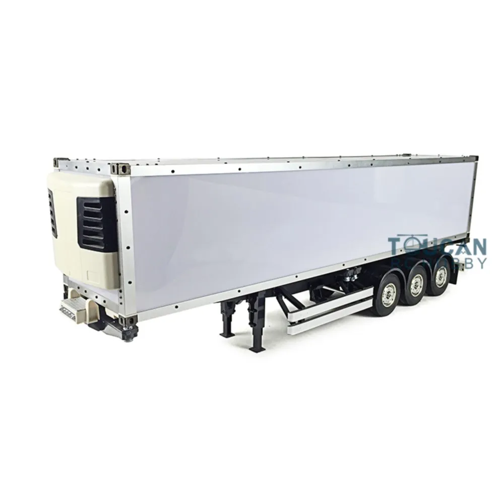1/14 40ft Reefer 3 assi semi rimorchio telaio contenitore per RC modello di camion trattore collezione di giocattoli TH01039-SMT7