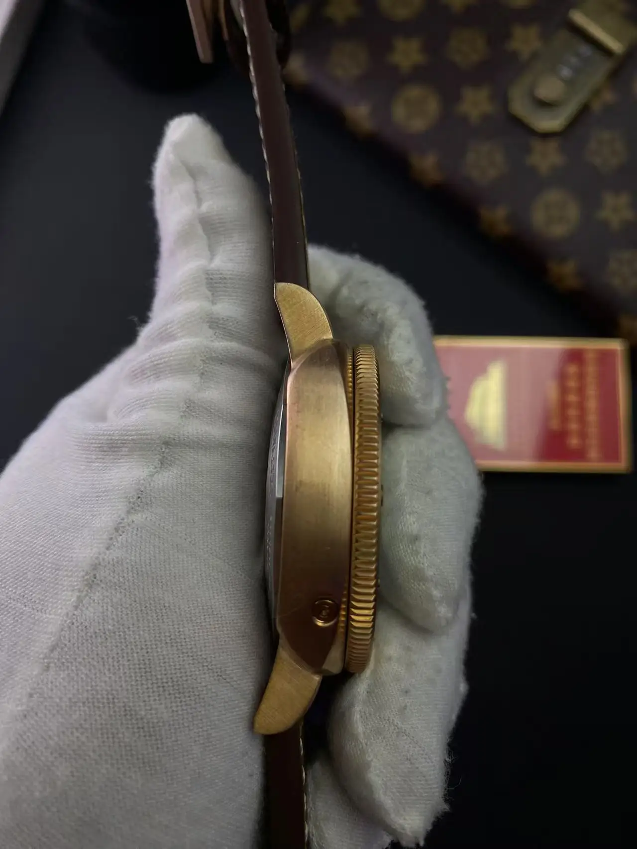 ساعة رجالية ميكانيكية أوتوماتيكية للغوص بإضاءة ليلية برونزية من القصدير مقاس 47 ملم، مقاس كبير، رياضية وترفيهية مفضلة