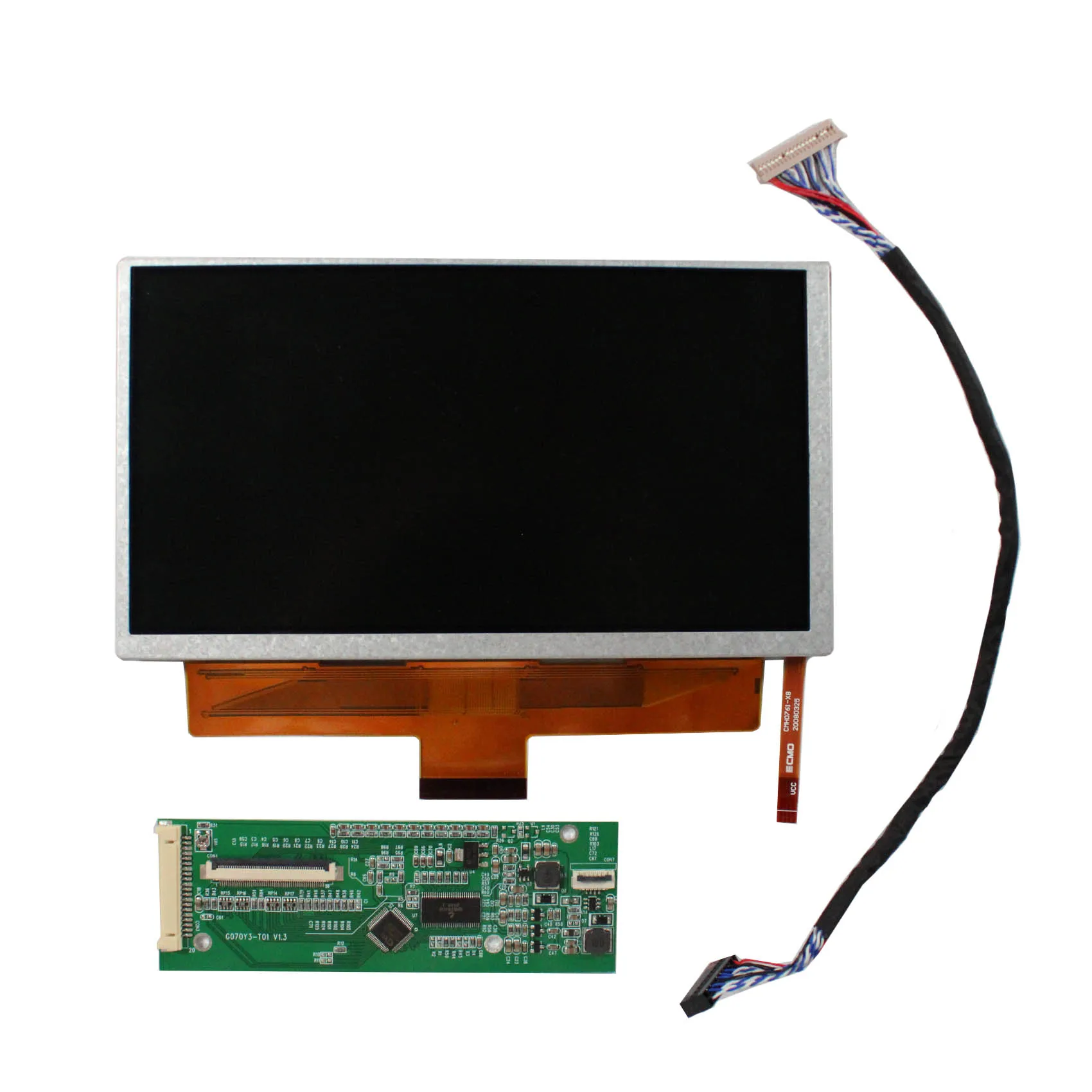 Custom Size Lcd Screen 600Nit Backpack Lcd Advertising Display 7