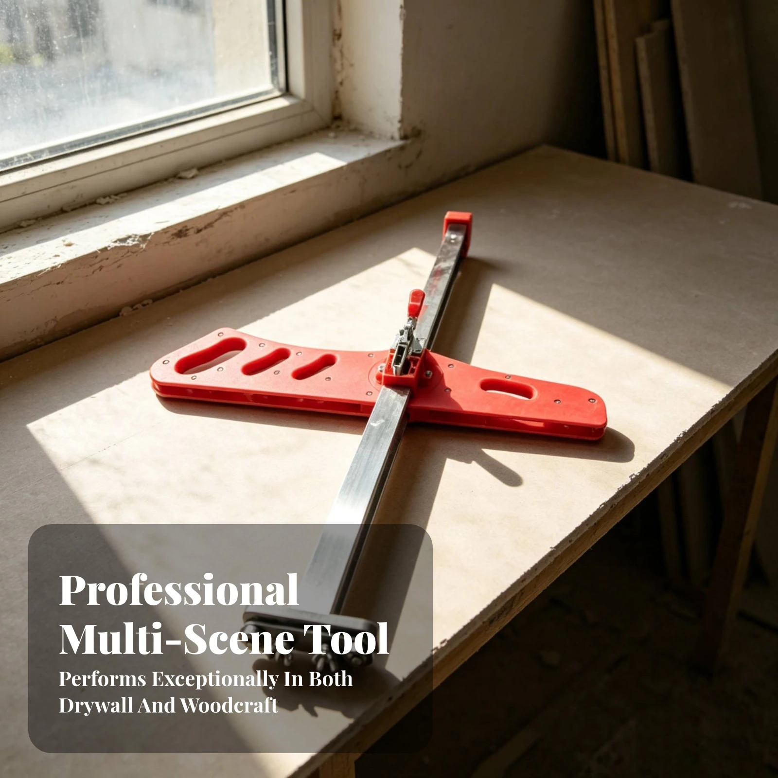 Metal Body Adjustable Drywall Cutting Tool Handheld Drywall Board Cutter Rotatable Angle view 6