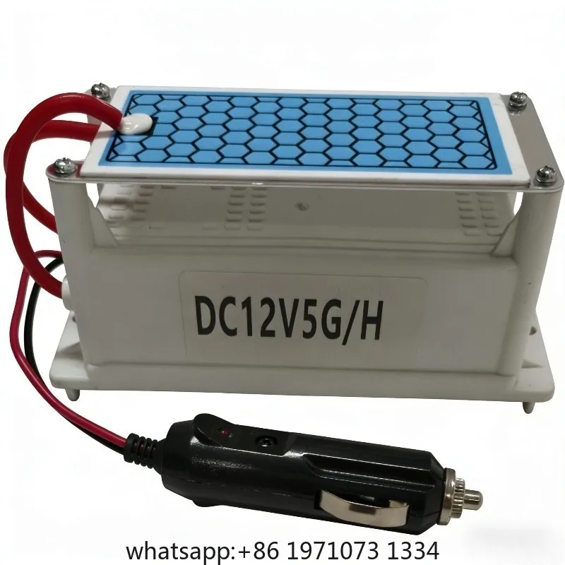 5g 5000mg Car Ozone Generator Air Purifier with Integrated Ceramic Plate Ozonator Ozone Machine Air Cleaner Parts