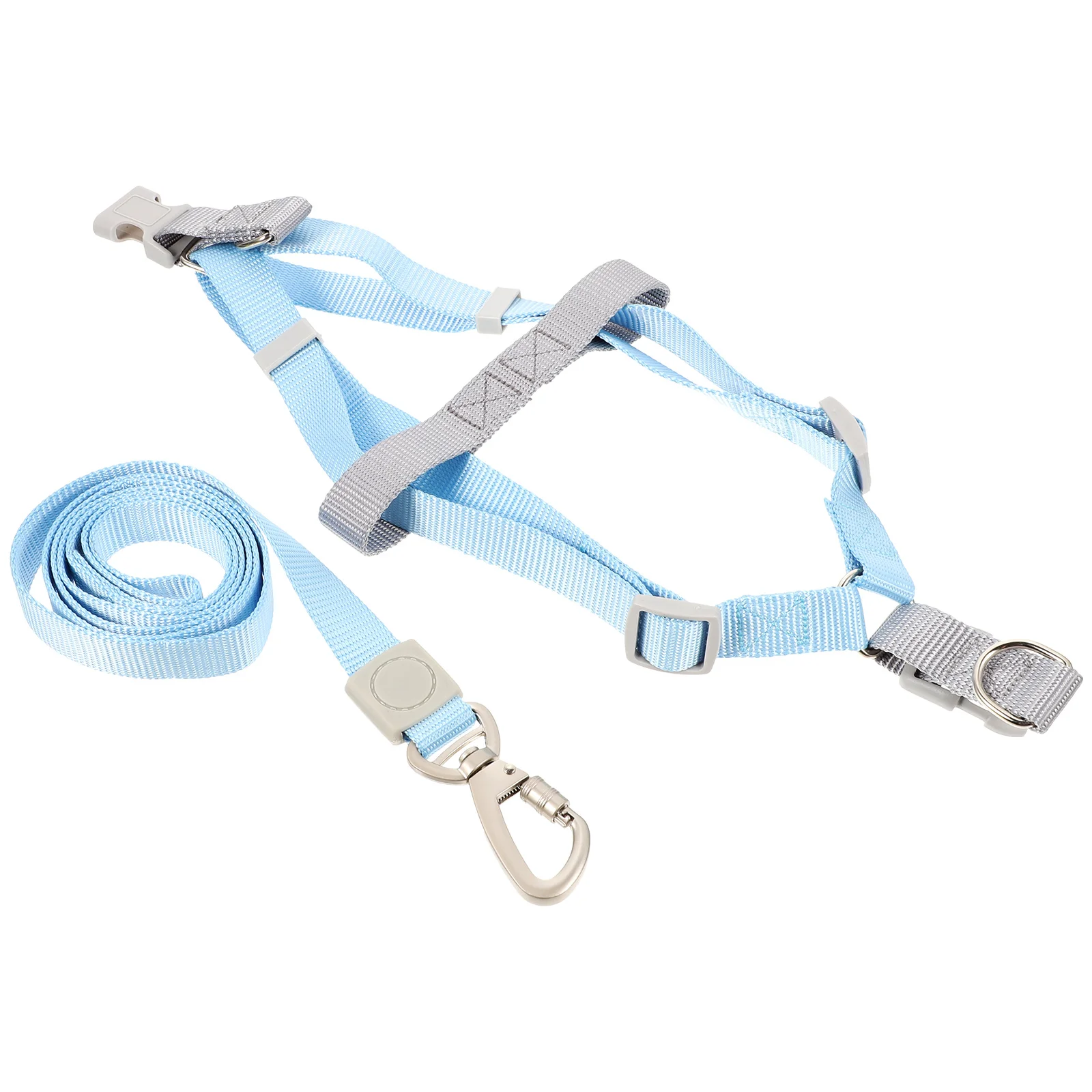 

Polyester Dog Harness Leash Set Adjustable Lightweight Compact Simple Outdoor Small Dogs Puppy Easy Control Exquisite Colorful