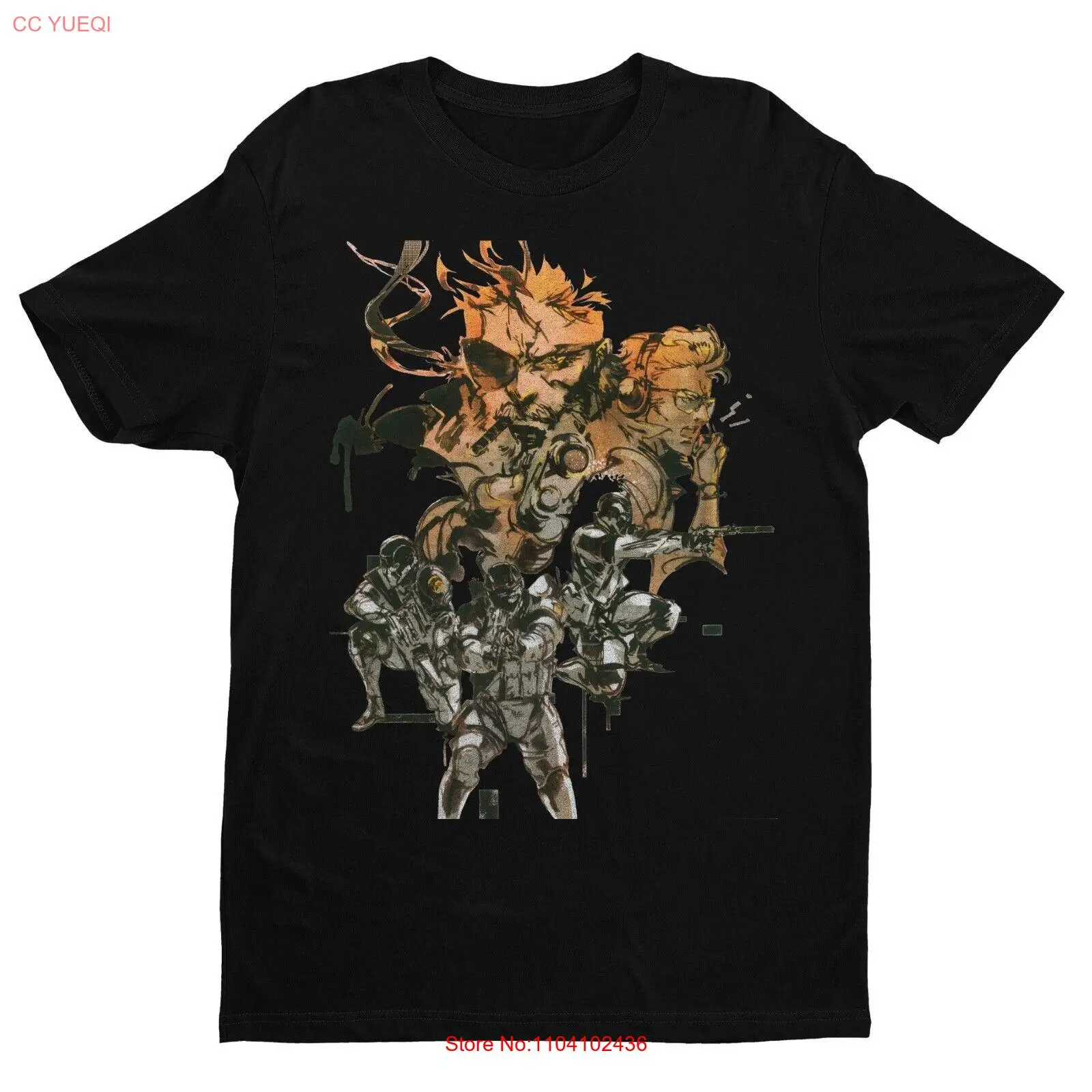 

Футболка унисекс премиум-класса MGS Peace Walker | Классические тактические подарки для геймеров