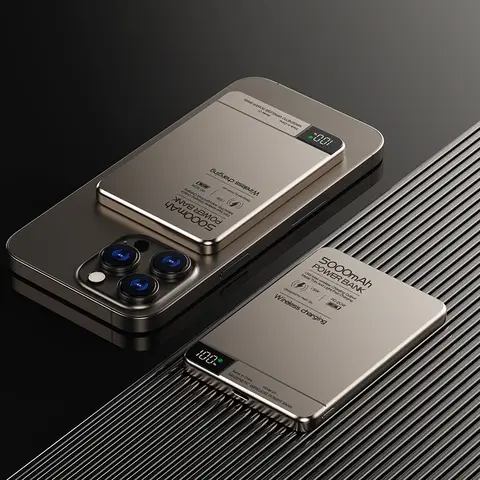 Wireless Fast Charger For Magsafe Magnetic Power Bank Portable External Auxiliary Battery Pack for Apple Xiaomi iPhone 16 15 14