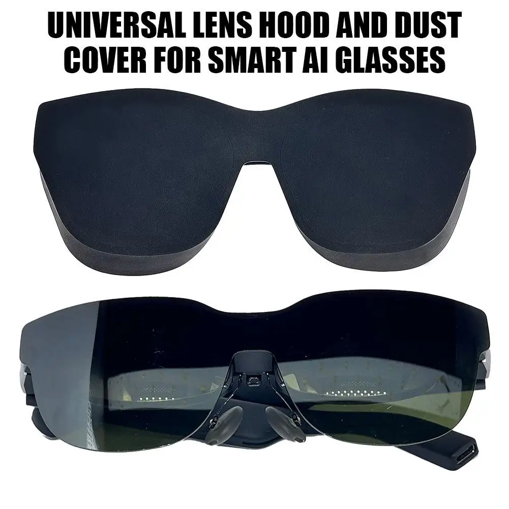 

For Rayneo Air3/Air2/Air3s and for Xreal One/One Pro/Air2 Black Screen Protector Shade Silicone Lens Protector for Ai Glasses