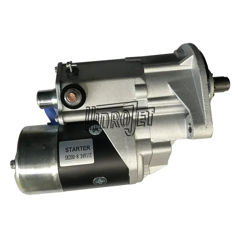 

Excavator accessory 281002894A starter motor for Kobelco SK200-8 starter 24V 11T excavator parts construction machinery parts