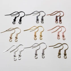 Ear Hooks 100pcs 20*17mm Earrings Clasps Findings Earring Wires For Jewelry Making Supplies Wholesale