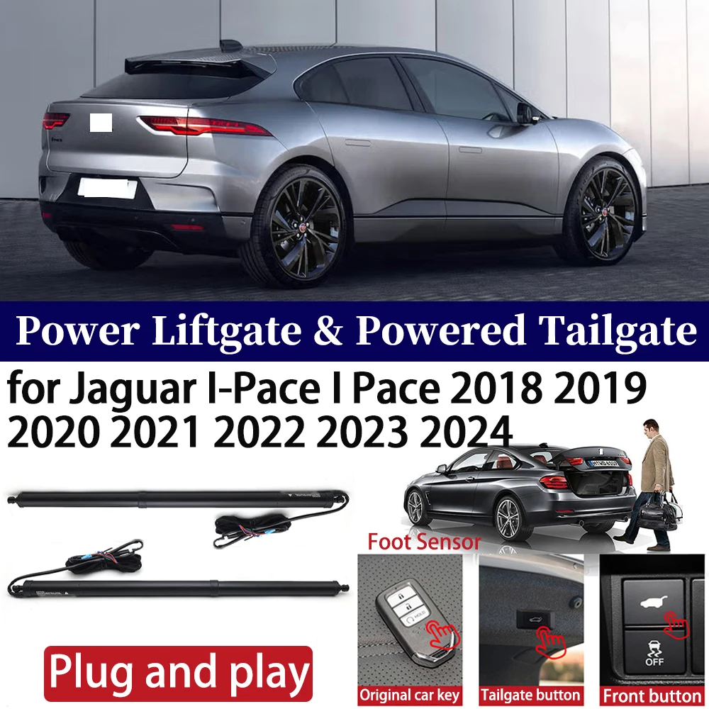for Jaguar I-Pace I Pace 2018 2019 2020 2021 2022 2023 2024 Car OEM Power Liftgate Automatic One-Click Powered Tailgate Strut