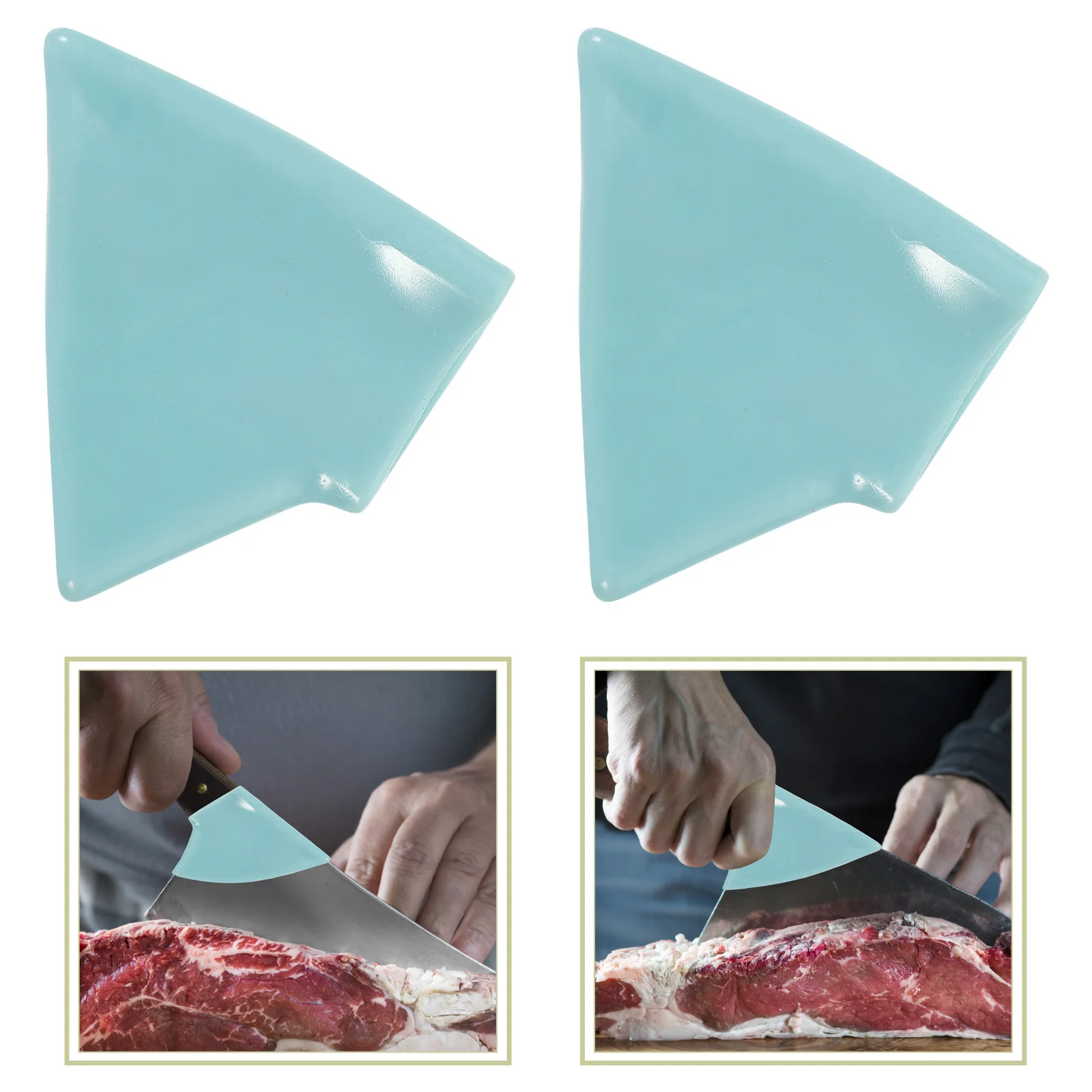 

2Pcs Kitchen Finger Guards Silicone Finger Protector Protective Hand Guard Cutting Food Safety Tool Vegetable Dicing Accessory