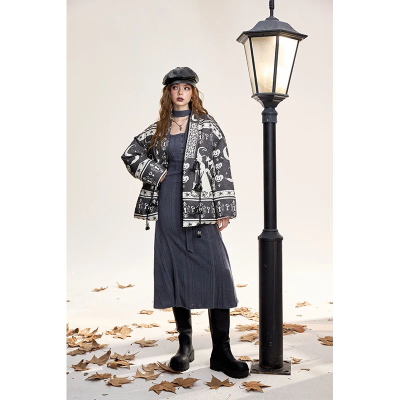 ELFSACK 2025 hiver nouveautés décontracté élégant garniture de fourrure hiver laine mélange manteau pour femme