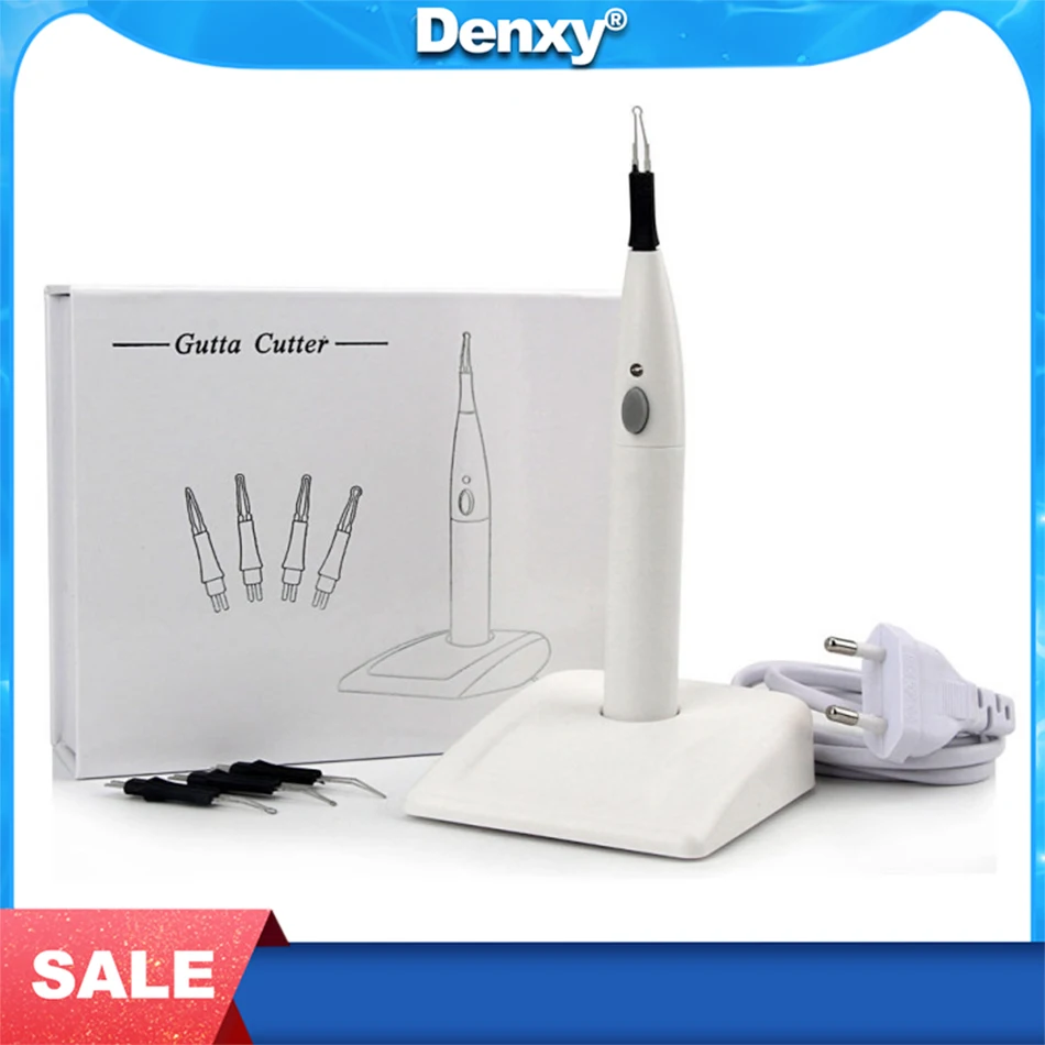 

Denxy 1 Set Dental Endo Gutta Cutter Dental Gutta Percha Points Cutter With 4 Tips Oral Hygiene Dentist laboratory Equipment