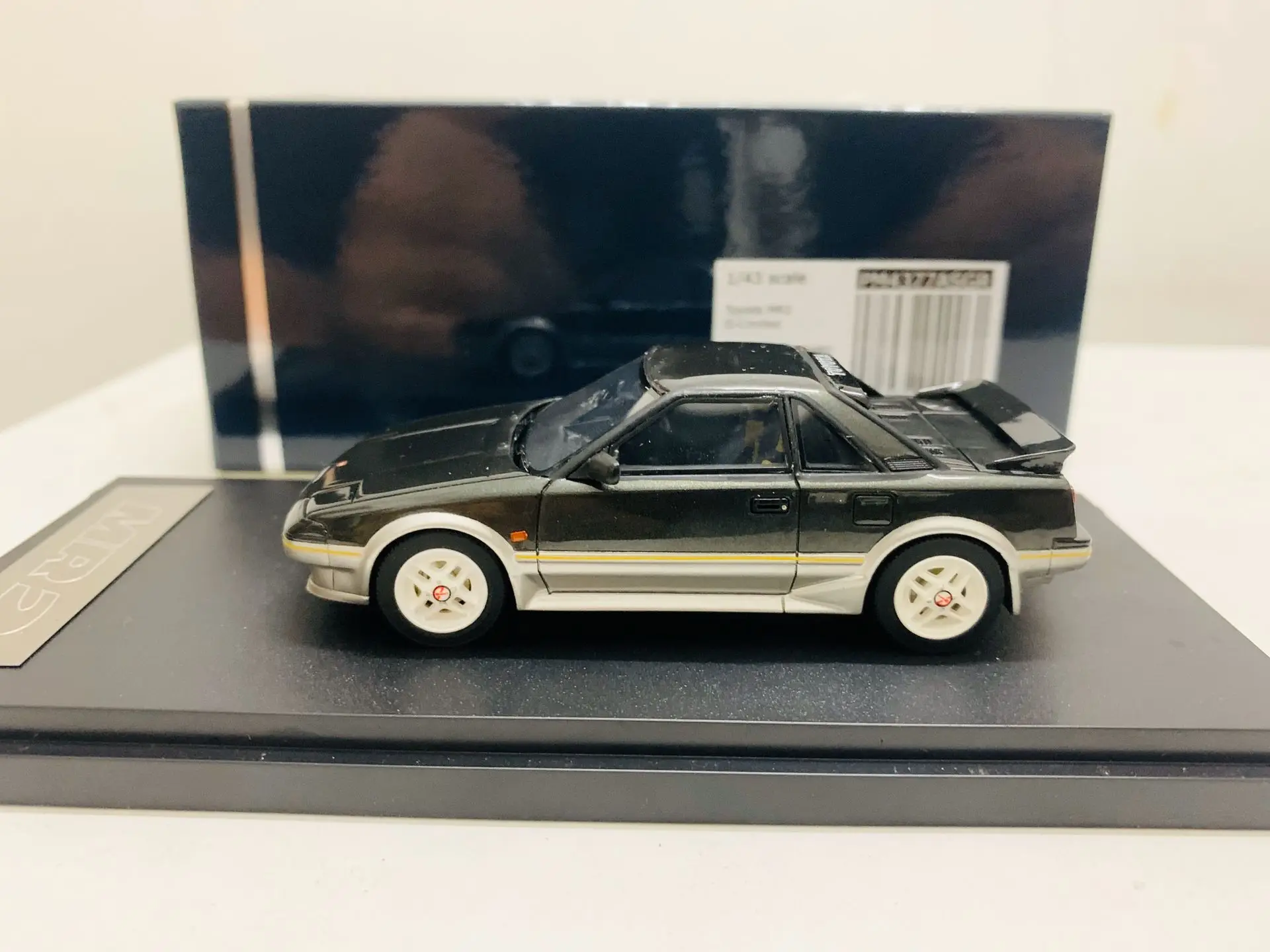 Mark43 1/43 Scale Resin Model Car MR2 G-Limited TOM'S New Sport Sherwood Toning