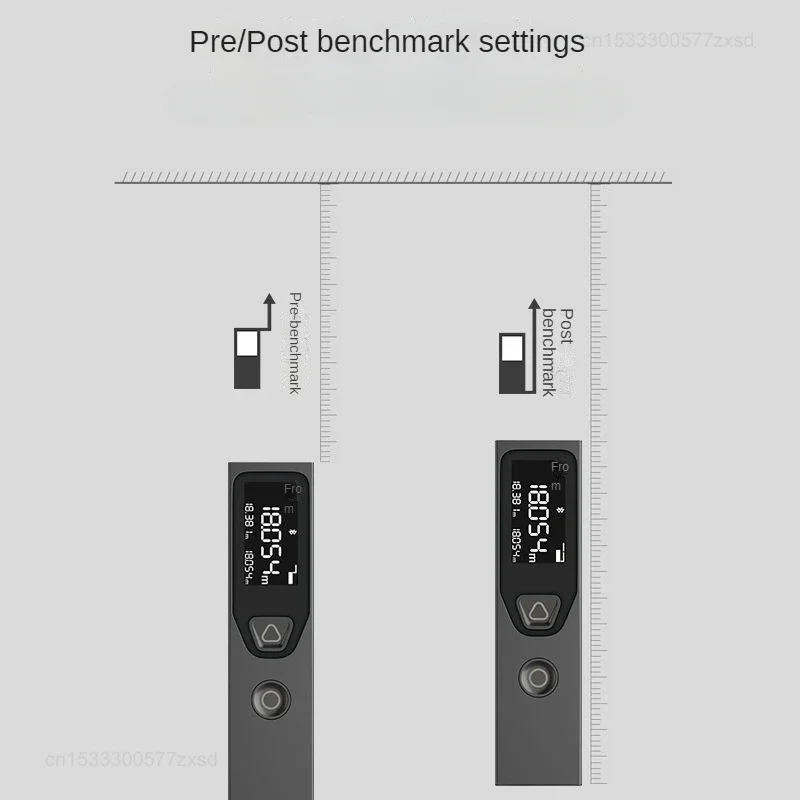 Xiaomi KOMAX Portable High Precision Laser Rangefinder with Bluetooth and LCD Screen for Home Measurement Laser Measuring Tools
