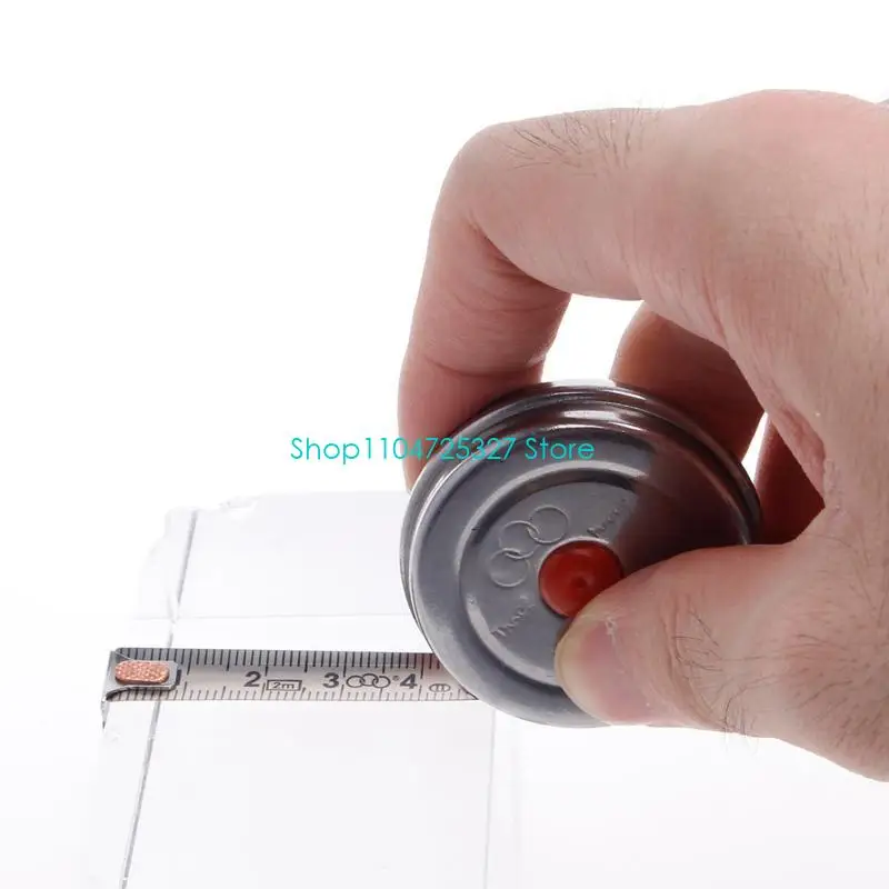 D8KF 2M Mini Office Stainless Steel Woodworking Retractable Tape Measing Metric