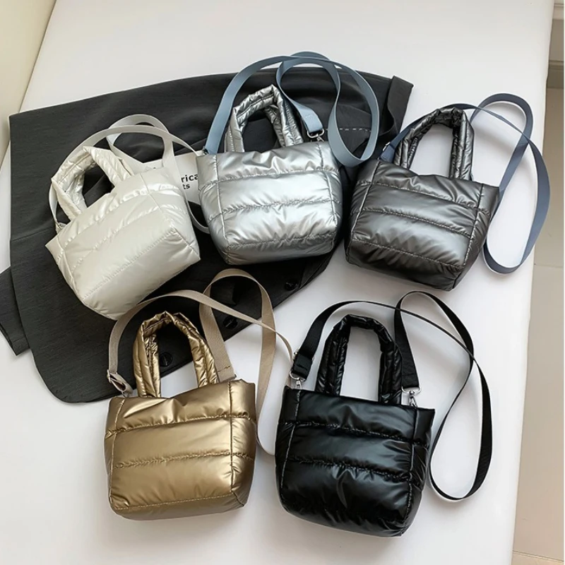 حقائب سترة قطنية لطيفة متعددة الاستخدامات حقائب كروس للنساء حقيبة كتف صغيرة مربعة الشكل محفظة وحقيبة يد حقيبة مصممة كيس #6