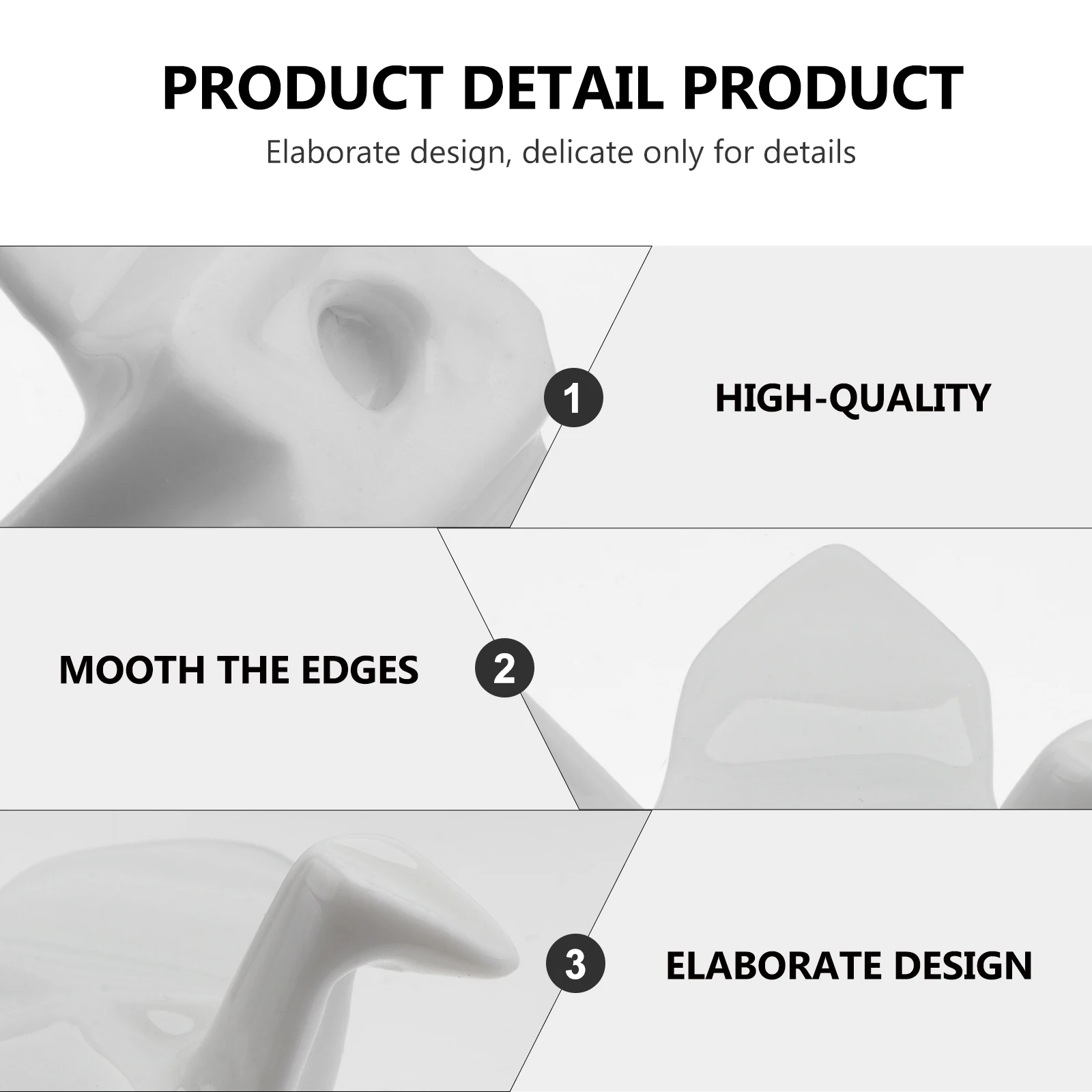 

6Pcs Chopsticks Holder Japanese Inspired Ceramic Spoon Rest Handcrafted Paper Crane Shape Fork Stand for Dining Table Decor Use