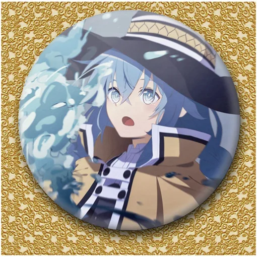 

Japanese Anime Rudeus Graylat Sylphyette Roxy Tinplate Novelty Costumes Badge Multi Function Frosting Accessories Special Use