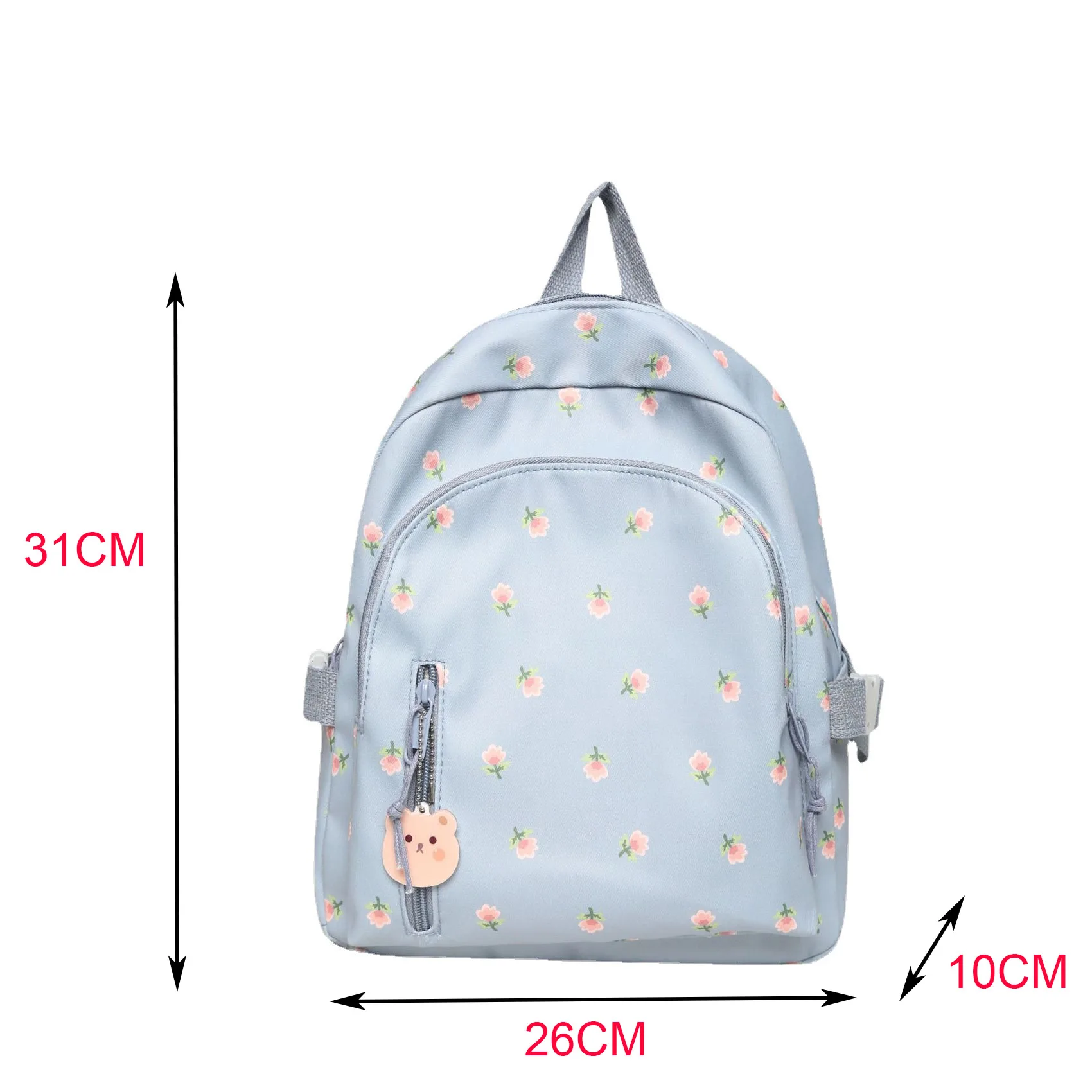 Nome feito sob encomenda mochila ocasional das senhoras do daypack do bordado personalizado mochila bolsa coquette mochila para o curso da escola férias