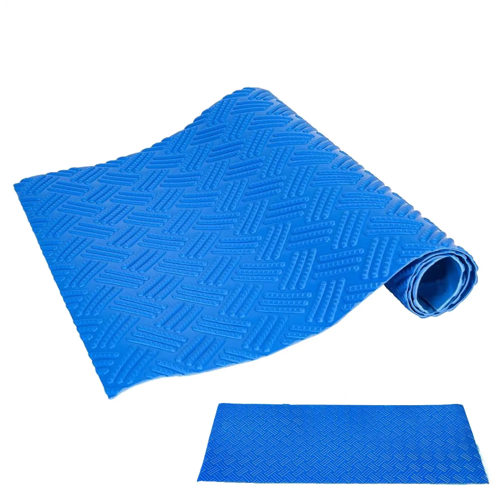 Cuttable Non-Slip Pool Ladder Mat, Anti-Slip Stair Protective Pad for Swimming Pool & Bathroom, Waterproof Floor Mat 60/90x23cm