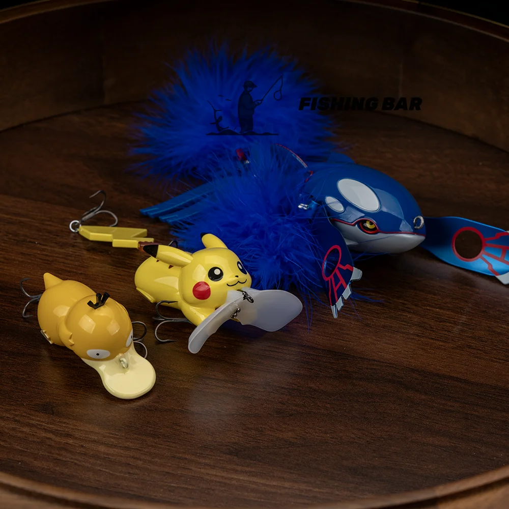 DUO&Pokemon lure Crankbaits Topwater Pikachu SLOW JITTER TYPE KODUCK CRAWLER