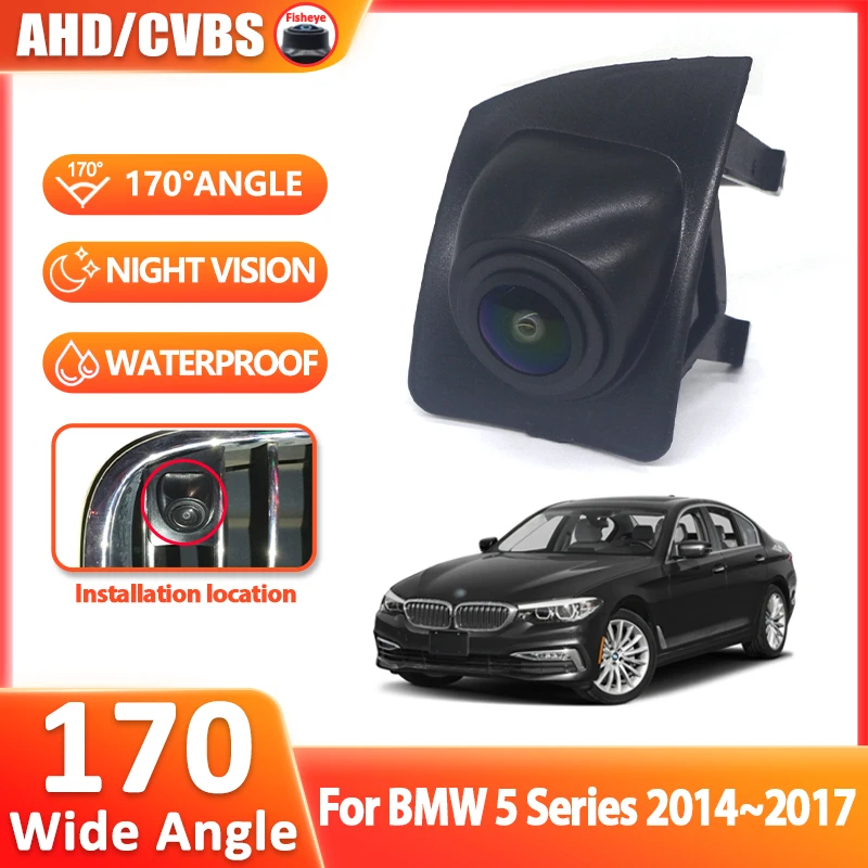 Car Front View Parking LOGO Camera Night Vision Positive Waterproof For BMW 5 Series F07 F10 F11 2009~2013 2014 2015 2016 2017