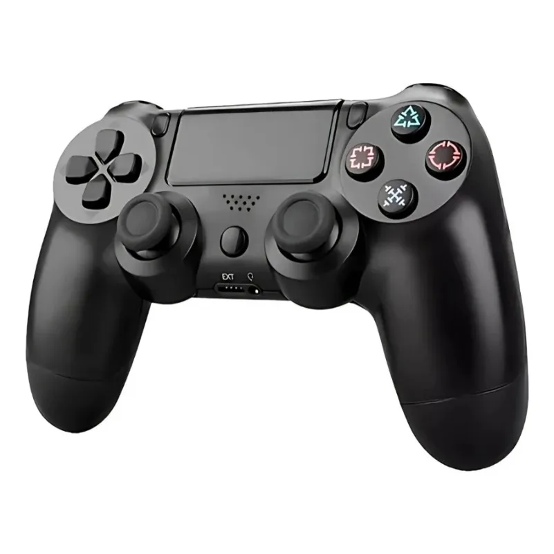 Wireless Game Controller for PS4 Ergonomic Bluetooth Gamepad 6‑Axis Gyro Dual Vibration Game Controller Compatible with PS4