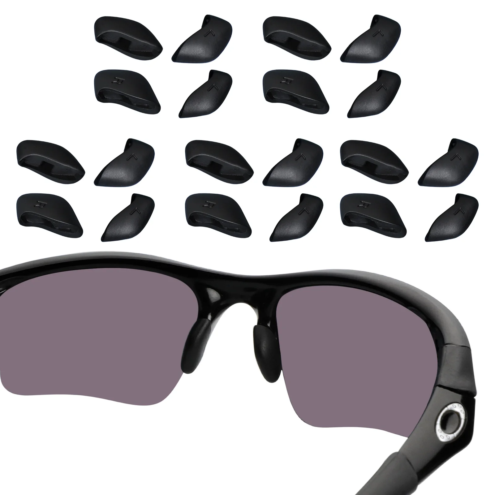 

OOWLIT New Rubber Nosepads Replacement for Oakley Flak Jacket / Half Jacket / Fast Jacket / Si Speed Jacket Series Sunglasses