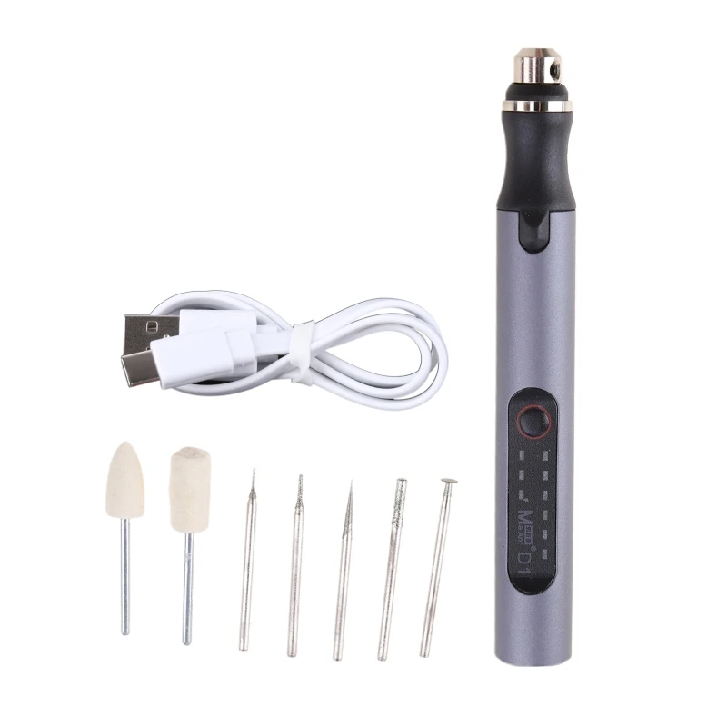 

High Working Efficient Electric Grinding Pen 3 Gears Speed USB Intelligent Charging for Polishing Lattice Cutting Tools