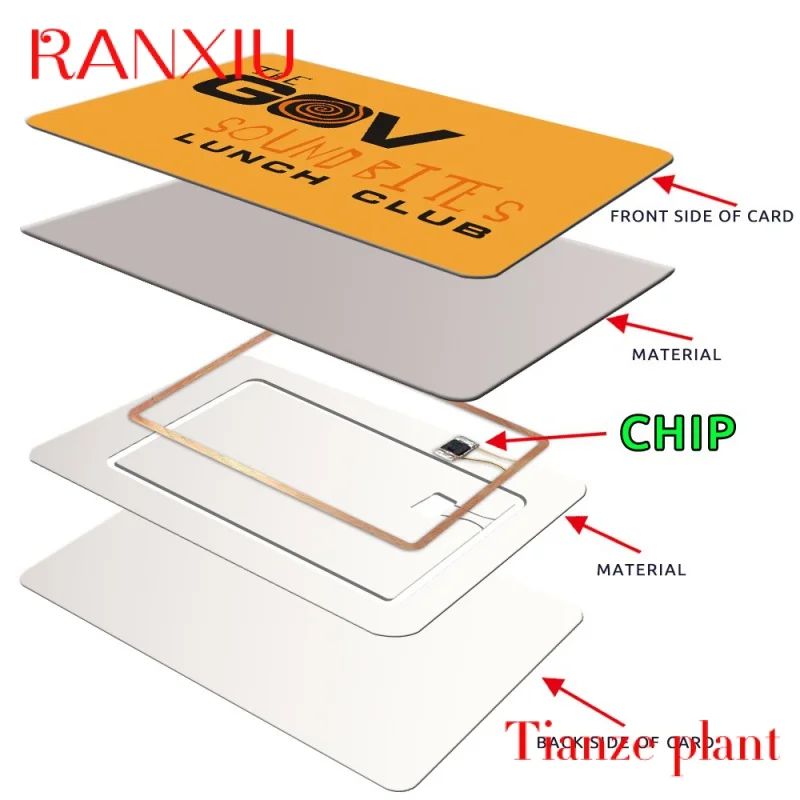 Tarjeta de Identificación con logotipo personalizado, PVC u plast, N216 ip