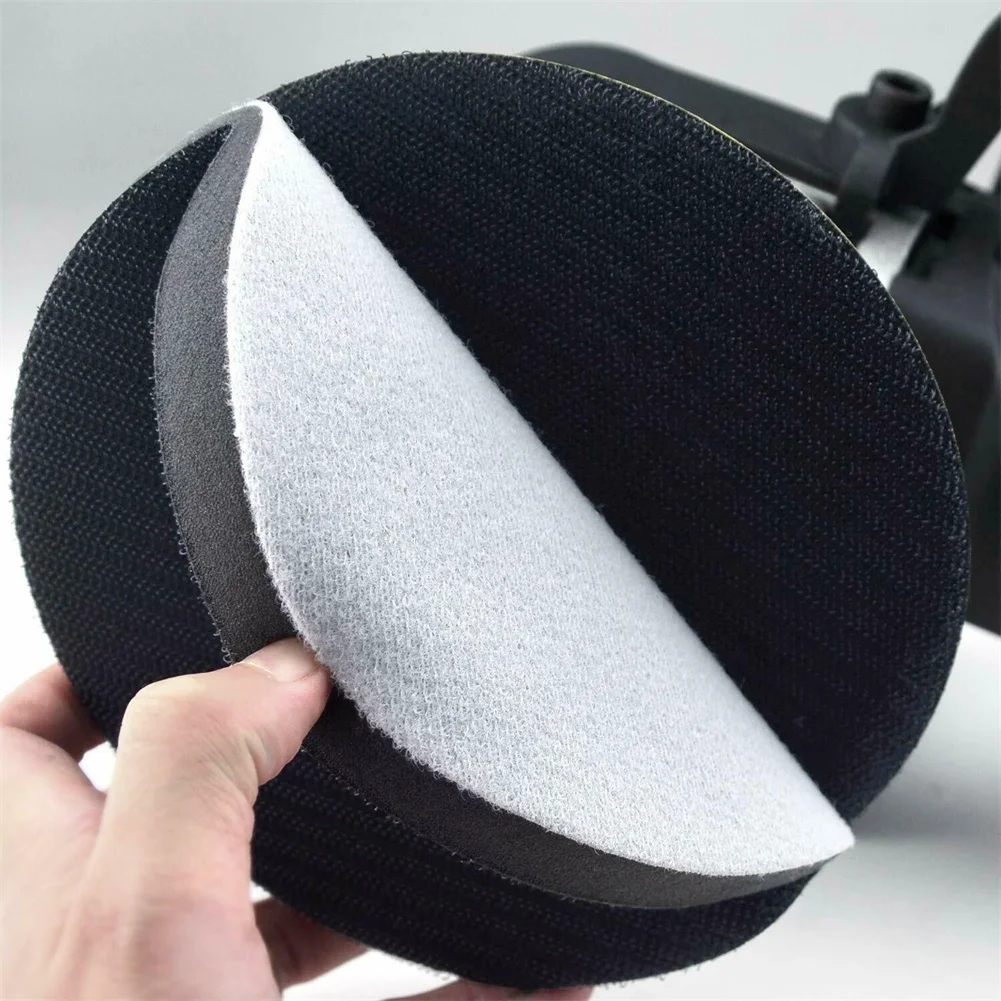 Imagem -02 - Soft Sponge Interface Lixar Almofadas Gancho e Loop Lixar Discos Fit para Polimento Desigual Acessórios para Ferramentas Elétricas em em 7in 1pc