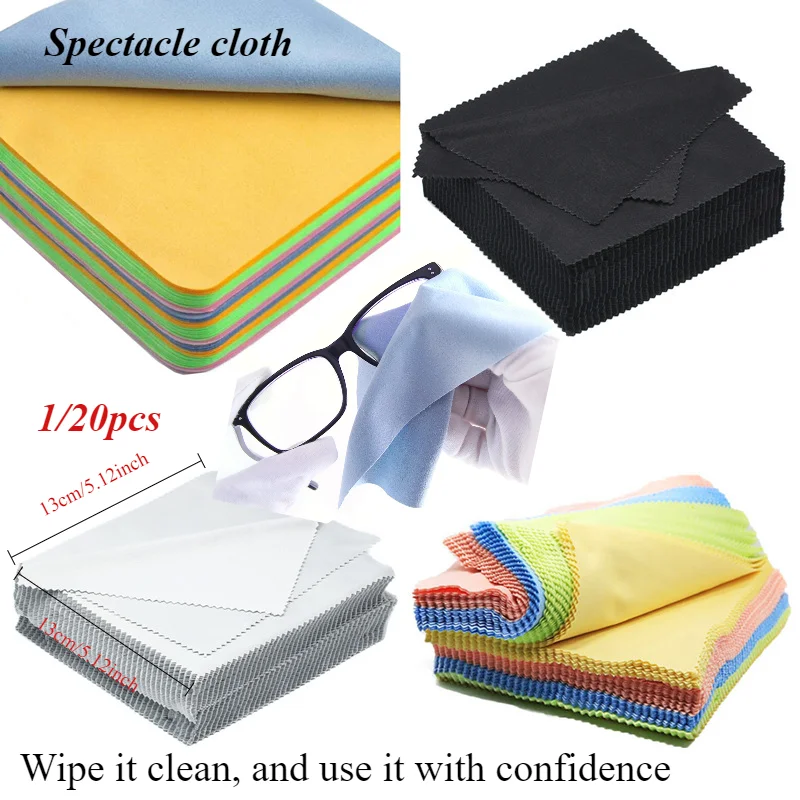 New High Quality Suede Glasses Lens Cleaner Microfiber Cleaning Cloth for Glasses Cloth Len Phone Screen Cleaning Wipes