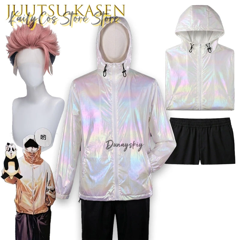 

Cosplay Costumes Olden Yuji Itadori 83 Years Later Disco Coat with Decorative Suit Adult Halloween Party Role Play