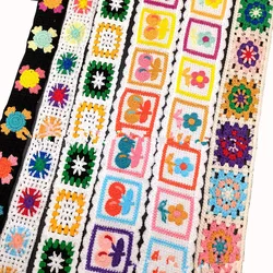 1 Yards Flower Embroidery Lace Ribbon DIY Clothes Pants Skirts Cheongsam Bra Panties Sewing Barcode Decoration