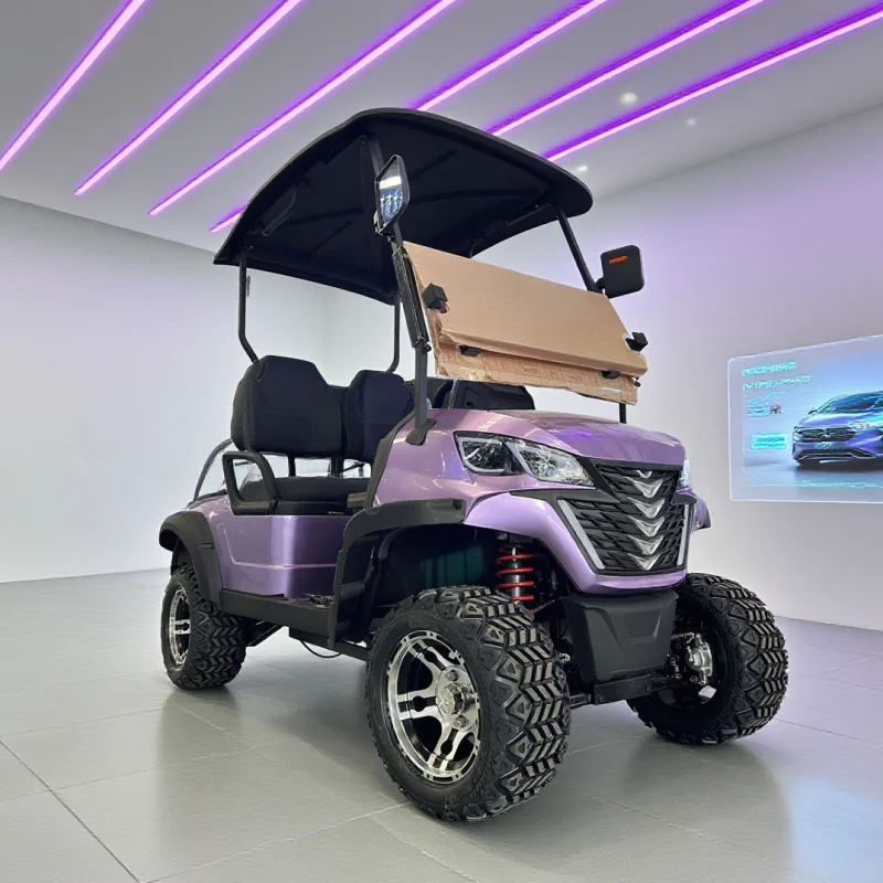 New Golf Cart 2 4 6 Seater Gas Driven 300cc Powerful Off-Road Hunting Vehicle for Farm and Shooting Range