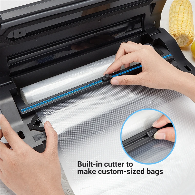 INKBIRD Automatic Ziploc Vacuum Sealer Vacuum Packing Machines With Dry/Moist/Pulse/Canister Modes Versatile Kitchen Appliances