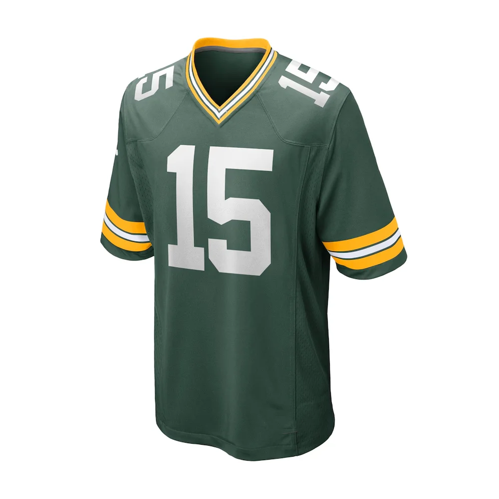 24-25 Summer Adult Green Bay American Football Jersey Rugby Jersey Sportswear Training Jersey T-shirt 92# 15# 11# Cool