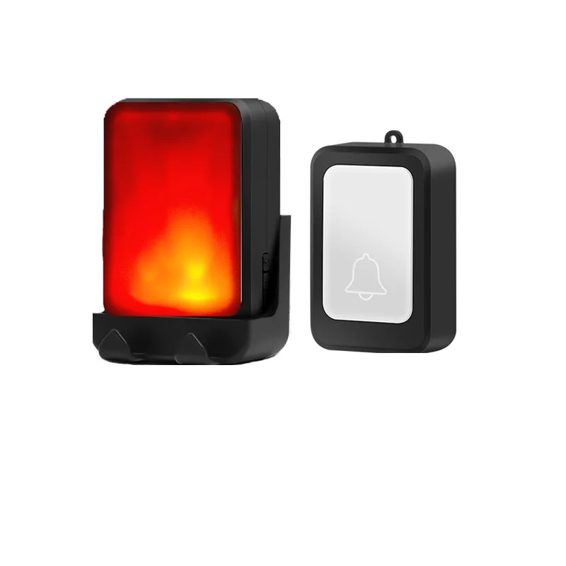 A0101 Campanello con suono e luce telecomandati wireless senza fili, a lunga distanza