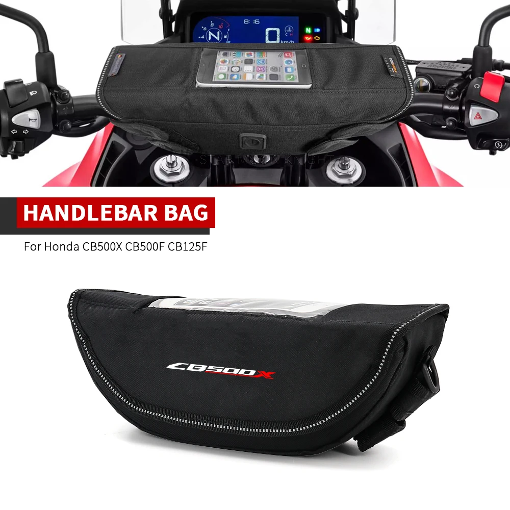 Handlebar bag For Honda CB500X CB500F CB 500 X 125F CB500 F CB125F Motorcycle Accessories Waterproof Storage Bag Travel Tool bag