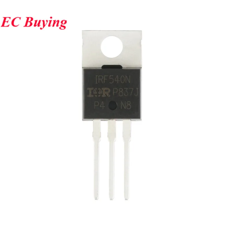 20Pcs/2pcs IRF540N IRF540 IRF540NPBF MOSFET MOSFT 100V 33A 44mOhm 47.3nC TO-220 N-Channel Rectifier Chip IC New Original