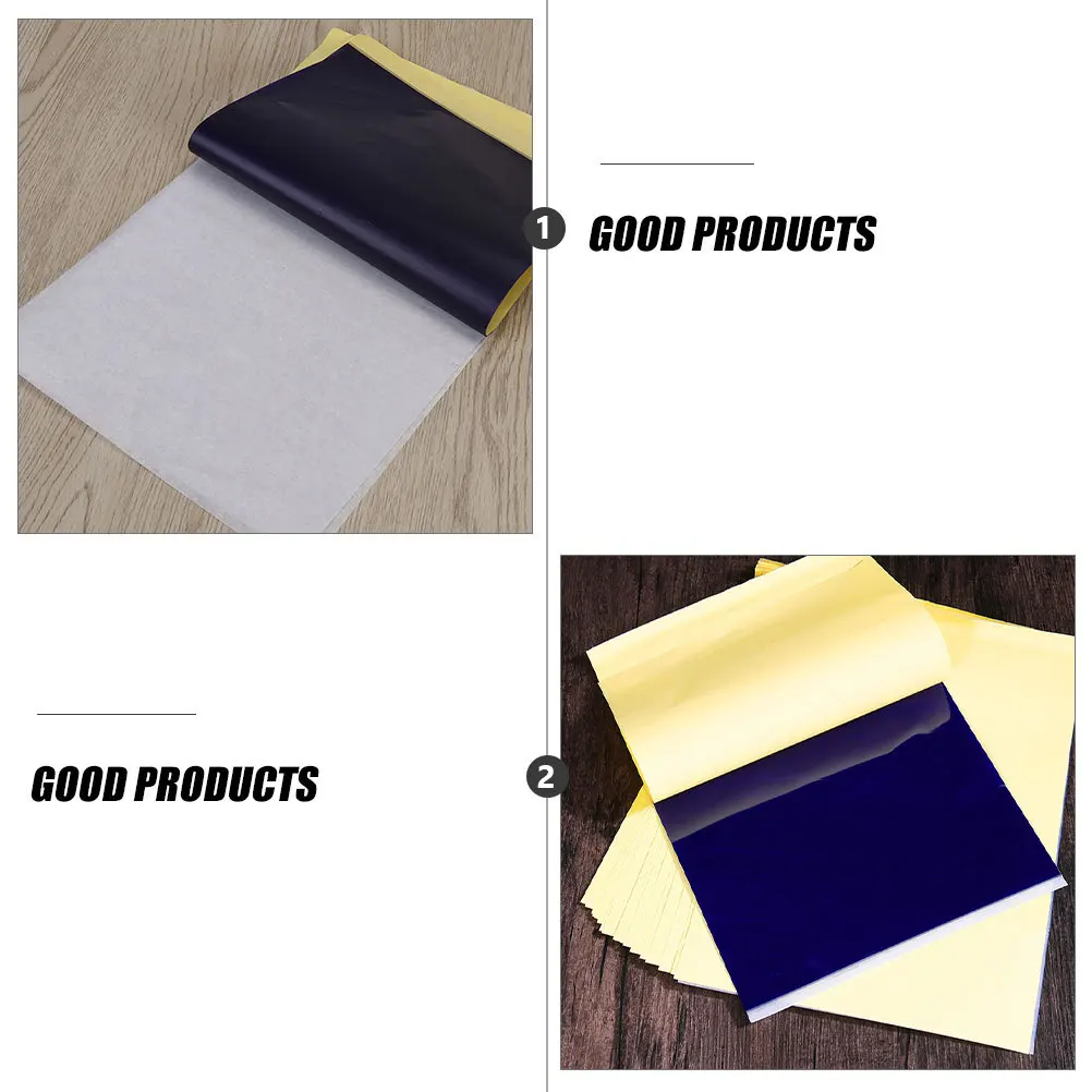 50 قطعة ورق نقل الوشم قسط استنسل حراري قابل لإعادة الاستخدام لتقوم بها بنفسك ورقة تتبع الحرفية نسخة الحرارة ملحقات قابلة للطباعة الحرف اليدوية #2